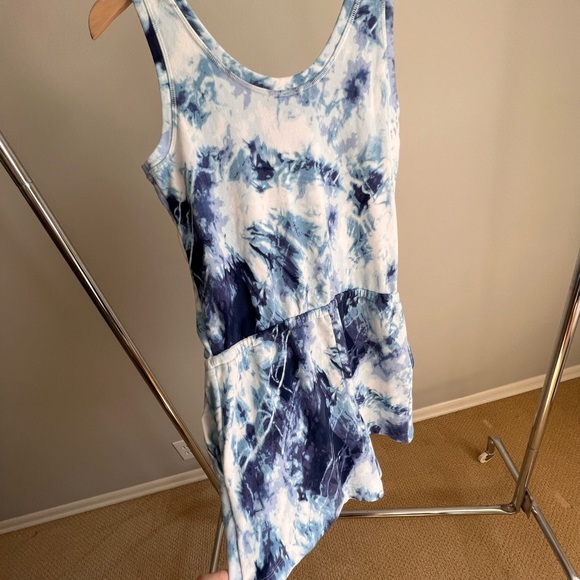 Old Navy tie died cotton romper with tie close, xs - Picture 7 of 10